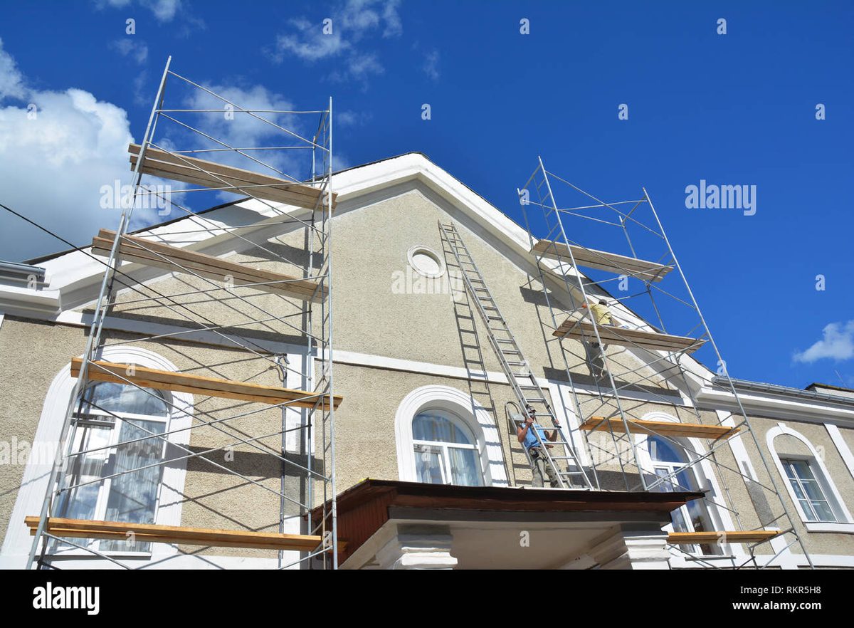 Pintura de fachada residencial em Jundiaí com acabamento profissional